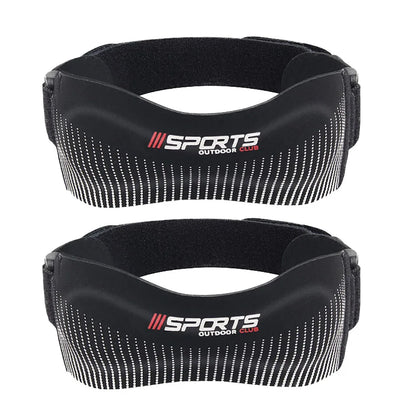 GOBYGO 2Pcs Patella Strap Outdoor Sports Running Shock Absorption Jump Rope Compression Knee Pads Adjustable Knee Sleeve Unisex