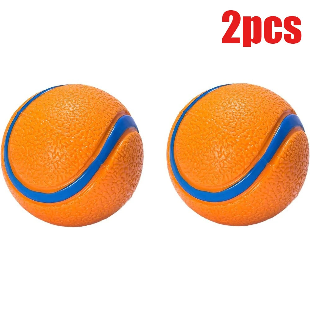 Dog Toy Ball Dog Fetch Ball Toy Tough Pet Ball Puppy Chew Toy Solid Elastic Jumping Ball Pet Accessories For Large Medium Small