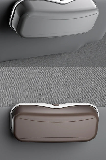 Multifunctional Car Sun Visor Glasses Holder, Portable Eyeglass Storage Box