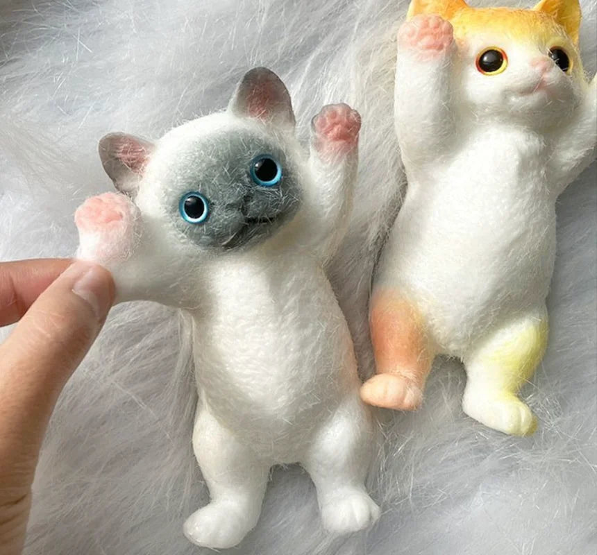 New Products Simulated Cat Pinching And Stress Relieving Toys Diy Creative Gifts, Cute Ornaments As Holiday Surprises For Friend