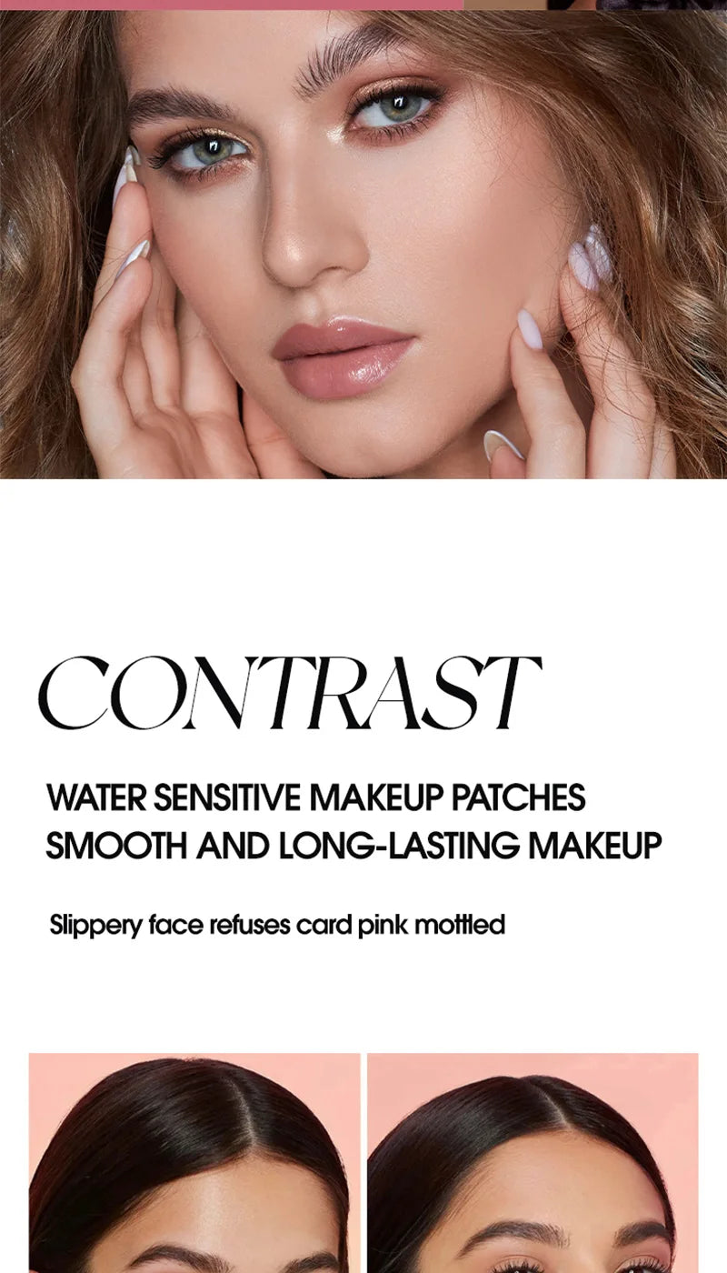 TVLV Concealing Foundation Stick: 5 Shades with Built-In Brush - Cream Finish, Lightweight and Waterproof Formula,
