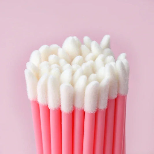 50/100PCS Wholesale Lipstick Gloss Wands Applicator Perfect Best Make Up Hotting makeup  Disposable Lip Brush Women Accessories