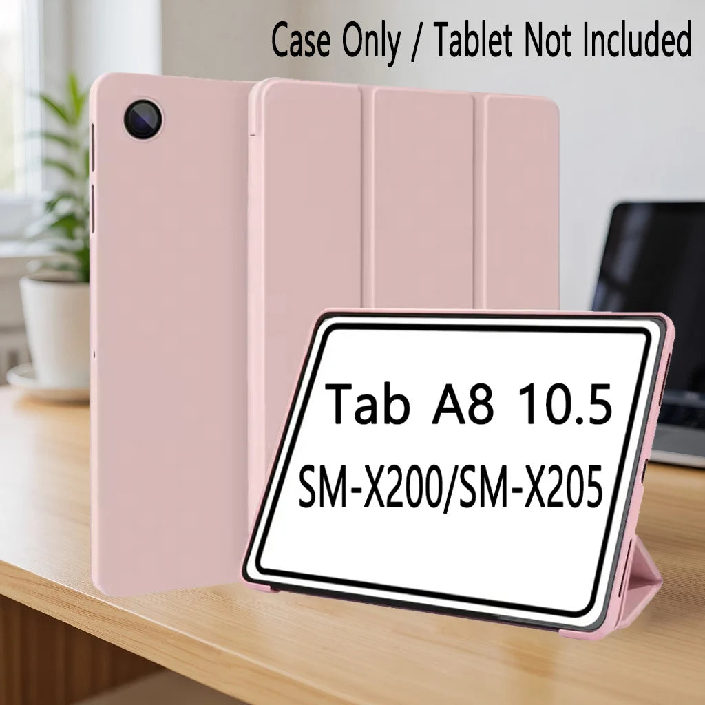 Case for Samsung Galaxy Tab A8 10.5-Inch 2022 (SM-X200/X205/X207), Slim Lightweight Stand Tablet Cover with Auto Wake/Sleep