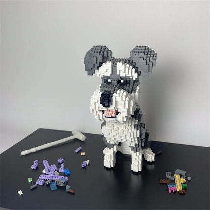 Knew Built Corgi Dog Micro Mini Building Blocks Toys: Adorable Model for Pet Lovers, Recreation, Perfect Display and Gift Idea