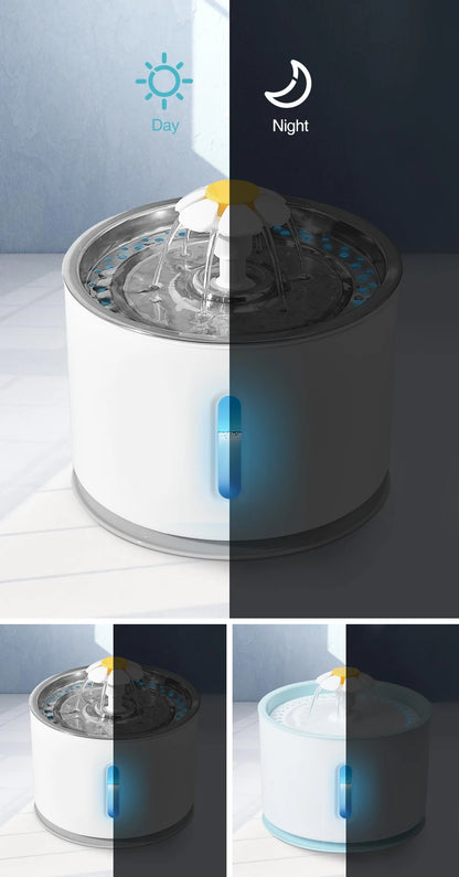 Automatic Cat Water Fountain Pet Bowl Stainless Steel Dog Water Drinking Water Dispenser Feeder Cat Accessories Pet Manufacturer