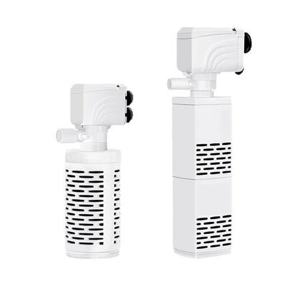 3 in 1 Aquarium Filter Pump Silent Fish Tank Submersible Air Oxygen Aerator Aquarium Air Pump Water Changer Pump Wave Maker 220v