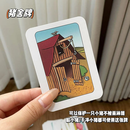Hot board games Chicken Chiu Chiu Board Game Drecksau Black Sheep Piou Piou Party Cards Game Intellectual Toys Gifts