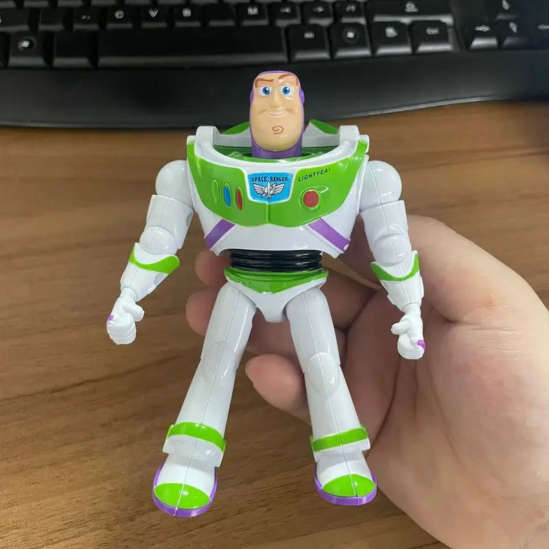 HOT Disney Toy Story 3 Buzz Lightyear Woody Anime Figure Toy Model Statue Ornament Pendant Action Doll Collection Kids Xmas Gift