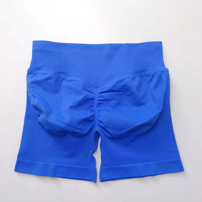 NCLAGEN Seamless Shorts 4.5" Gym Shorts Woman Scrunch Butt Fitness Sports Short Workout Seamless Leggings Running Yoga bottoms