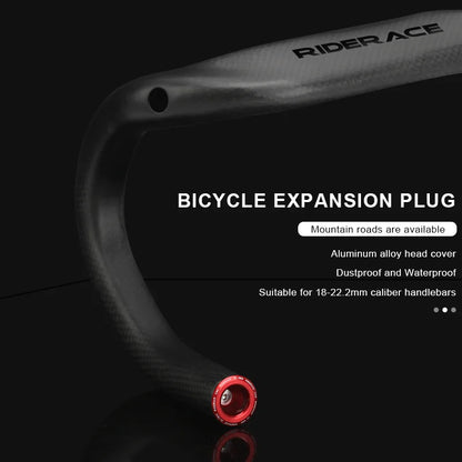 1 Pair Bike Handlebar End Plugs Aluminum Alloy Mountain Road Bicycle Handlebar End Cap Multi-color Cycling Handlebar Accessories