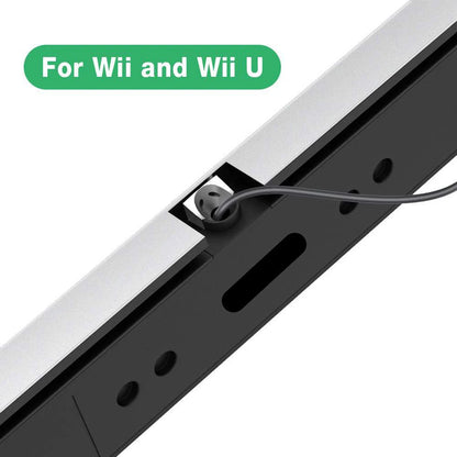 Wired Motion Sensor Receiver with Extension Cord Wired USB Infrared Ray Sensor Receiver IR Signal Ray for Nintendo Wii/Wii U