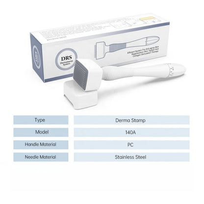 new adjustable derma stamp  microneedle microneedling 140 pins skin care beard growth scalp hair