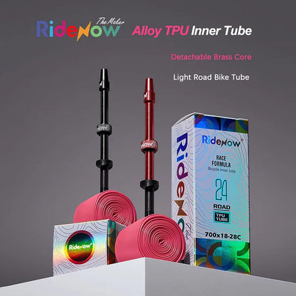 RideNow Metal Nozzle Tpu Inner Tube External Thread Tube 700x18-32c Road Bike 36g Inner Tire All Road Bike Tyre Accessories
