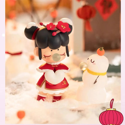 24 Solar Terms Series Blind Box Toys, Autumn Harvest & Winter Storage Dolls, Anime Action Figures, Decorative Ornaments, Gifts f
