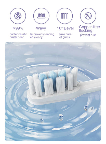 MIJIA Sonic Electric Toothbrush T302,USB Rechargeable,IPX8 Waterproof,Battery life 150 day,4 Modes,Toothbrushes Whitening