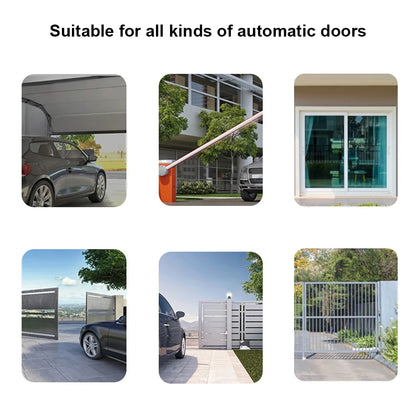 Tuya WIFI Smart Garage Gate Electric Door Access Motor Switch DC 12V 24V 32V AC 220V 1/2CH Pulse Relay Module RF433 Remote Alexa