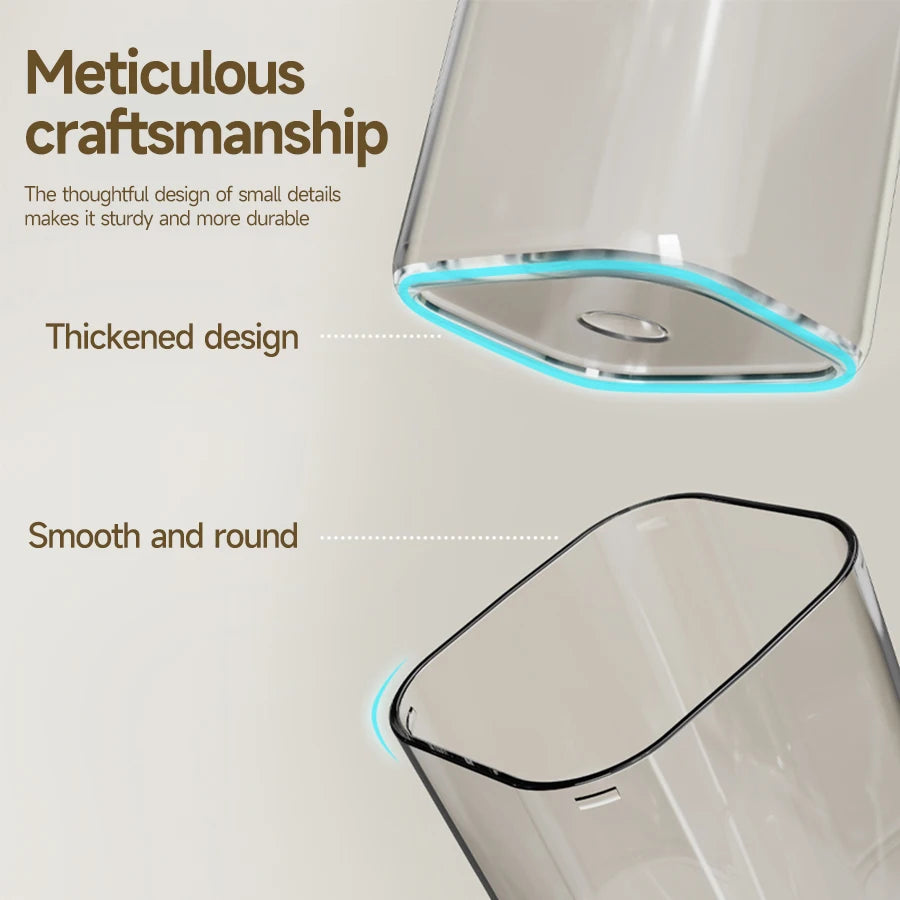 1PCSPortable dust-proof toothpaste and toothbrush storage box for travel, simple home-use mouthwash and washing cup set.