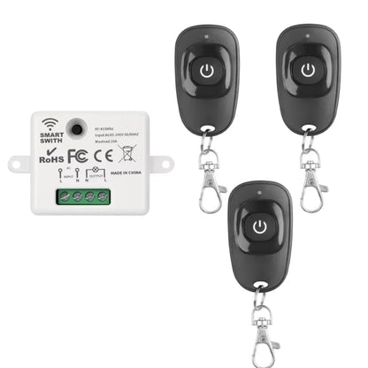 DC12V 433MHz RF Wireless Remote Control Switch 2 Channels Relay Receiver Diy Control for Garage Door Curtain Motor Light