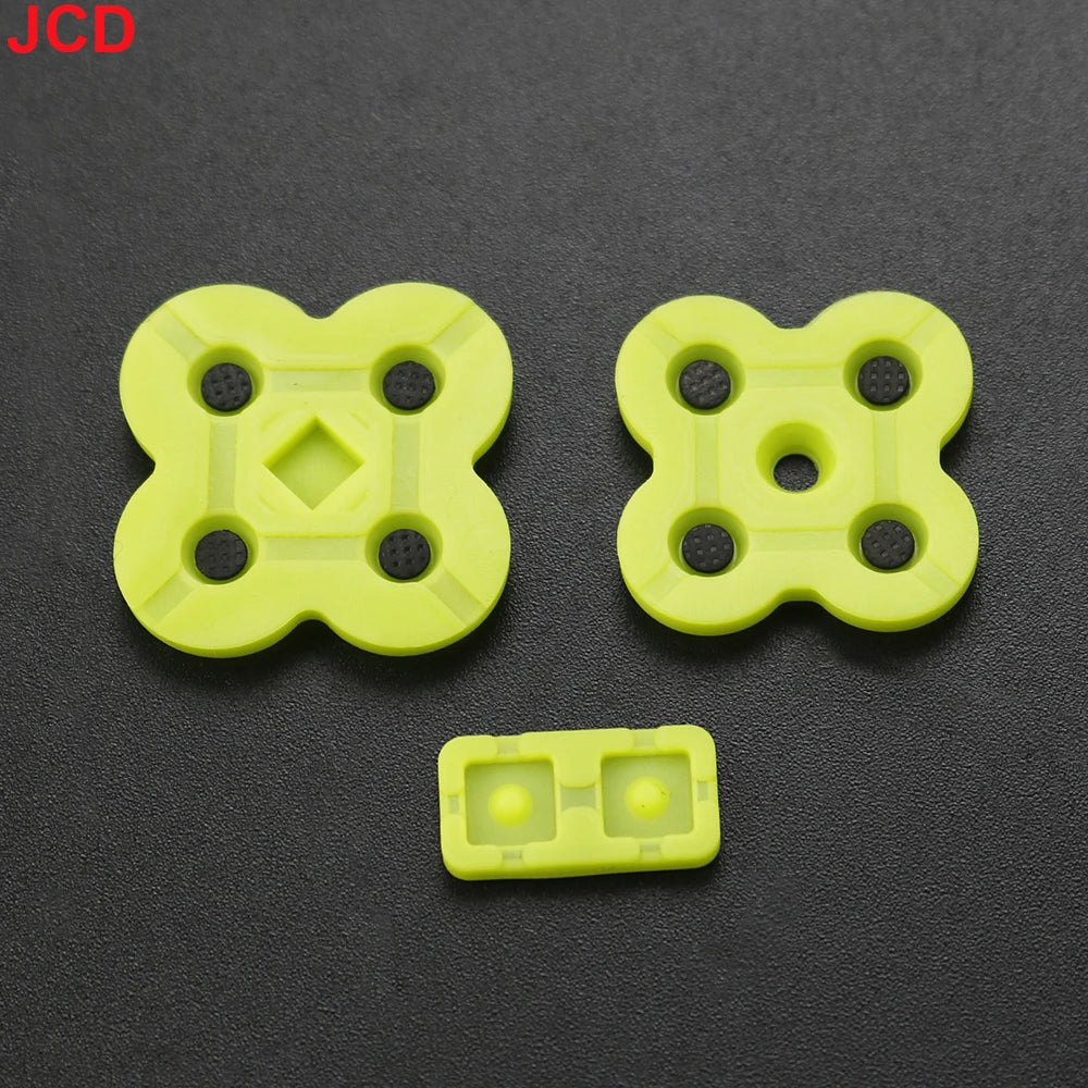 JCD 1set For DS Lite Conductive Rubber Button Pad Set Replacement Part For NDSL DSL Game Console Silicon Buttons
