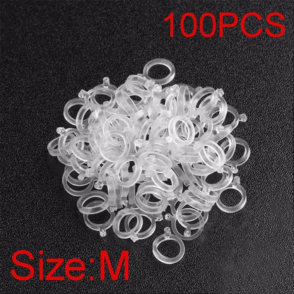 100pcs/pack Baitbands For carp coarse fishing tackle White bait band pellet bait bands Fishing Accessories