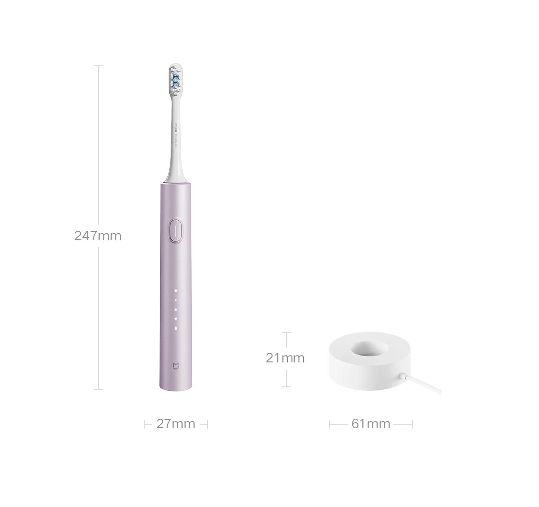 MIJIA Sonic Electric Toothbrush T302,USB Rechargeable,IPX8 Waterproof,Battery life 150 day,4 Modes,Toothbrushes Whitening