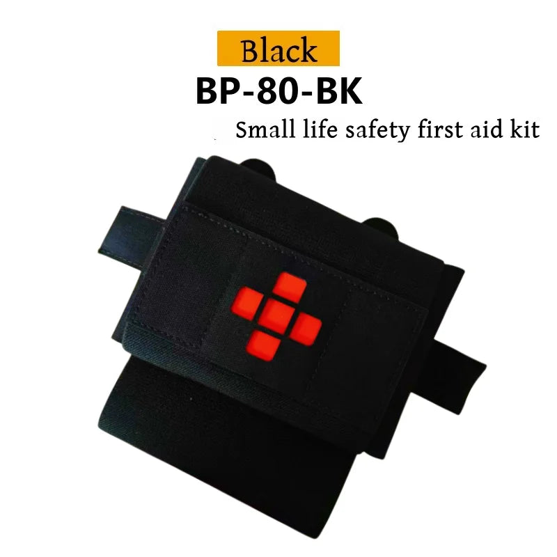 Micro trauma first aid kit, storage bag, trauma survival kit accessories