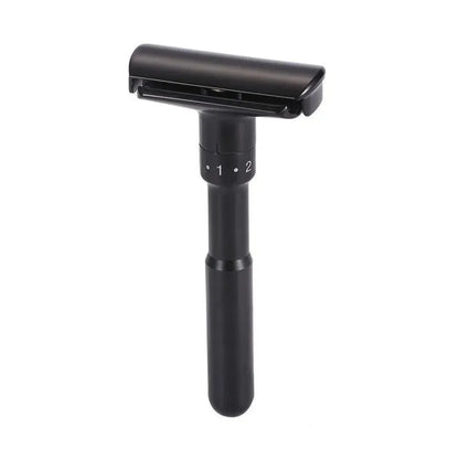 New Adjustable Safety Razor Mens Folding Shaving Double Edge Classic Safety With 5 PCS Titanium Coated Blades Shaver Razor Blade