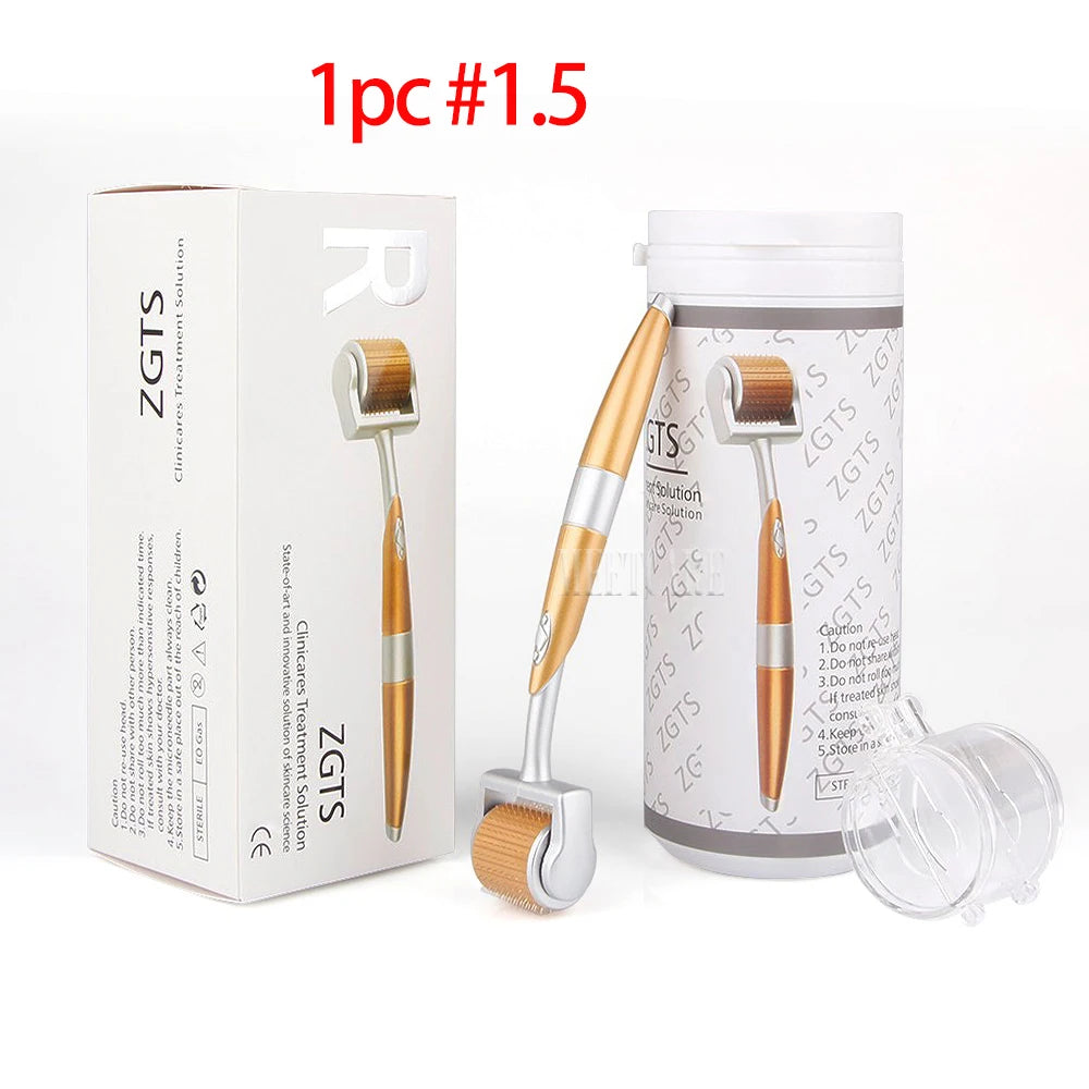 ZGTS192 Derma Roller 192pin Dermaroller Needles Beauty Microneedle for Face Body Beard Makeup Skin Care Tool 0.2mm