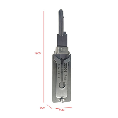 1-5X Lockpicking Lock Decoder SS001 O-ring Pickup Kit Pick Locksmith Tools Key Decoder Precision Hook Door Maintenance Repair