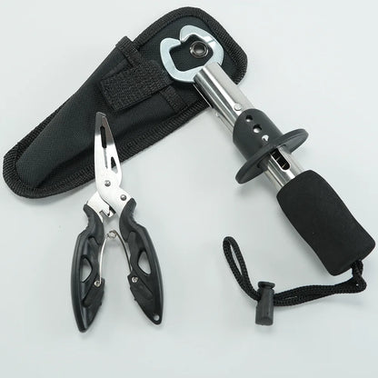 Lure pliers fish controller set, made of stainless steel with reliable quality, Fishing Pliers, Fish Lip Gripper or Fish Scale C