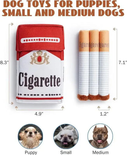 Funny Interactive Plush Dog Toys Creatives Cigarette Design Giggling Chewing Toy for Dog The Perfect Pet Gift for Plays Dogs Toy