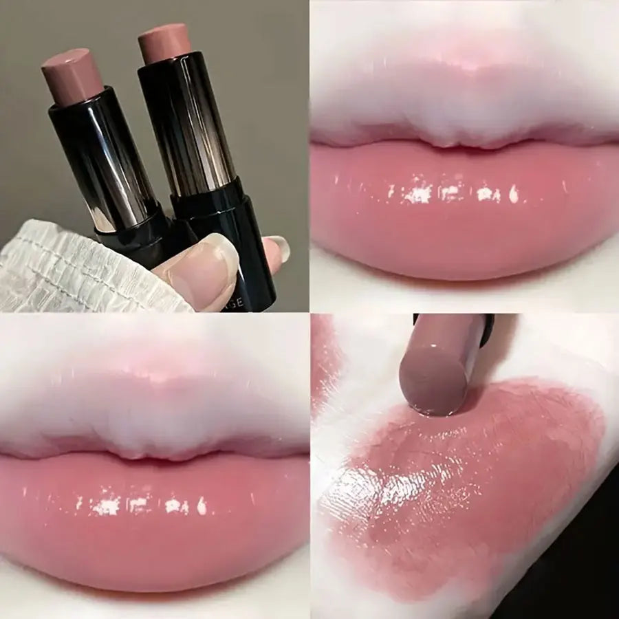 Lipstick Red Brown Lipstick Waterproof Moisturizing Mirror Lip Gloss Natural Long-Lasting Makeup Valentine's Day Gift