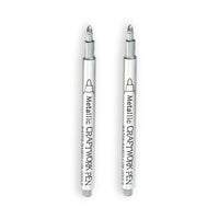 2Pcs Hard nib Silver