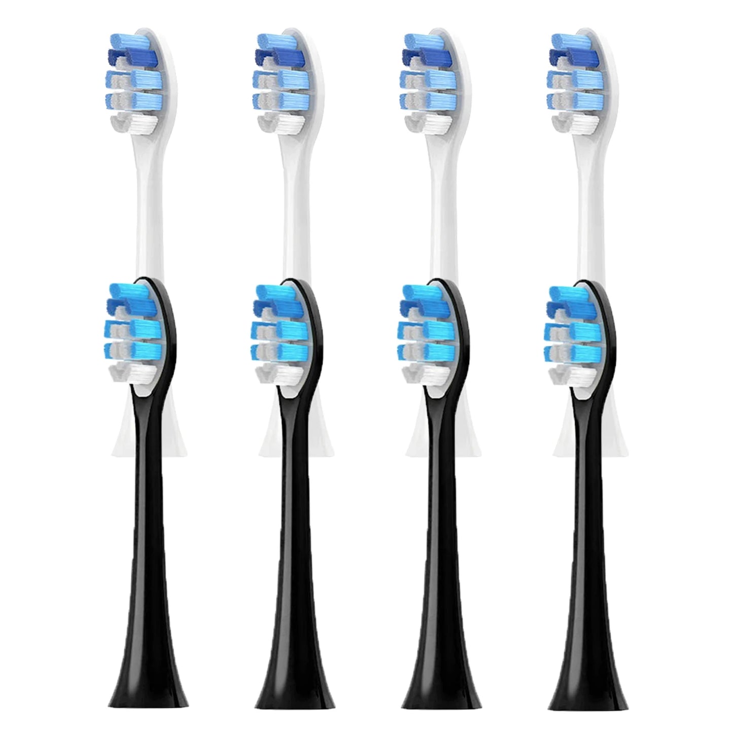 4-16pcs Replacement Toothbrush Heads Compatible with Philips Replacement Brush Heads with Protective Cover Soft Dupont Bristles