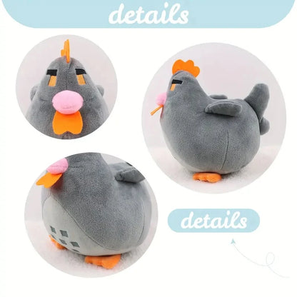 2pcs Multicolored Chicken Pillow Plush Soft Stuffed Animal Toys Cartoon Stardew Valley Children Birthday Gift Christmas Gifts