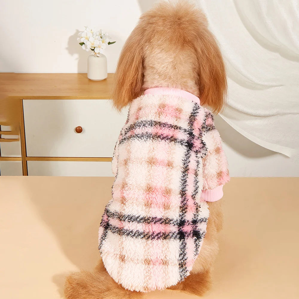 Totems Print Puppy Dog Sweater for Small Dogs Winter Warm Pet Hoodie Clothes Poodle Schnauzer Bichon Pullovers mascotas Clothing