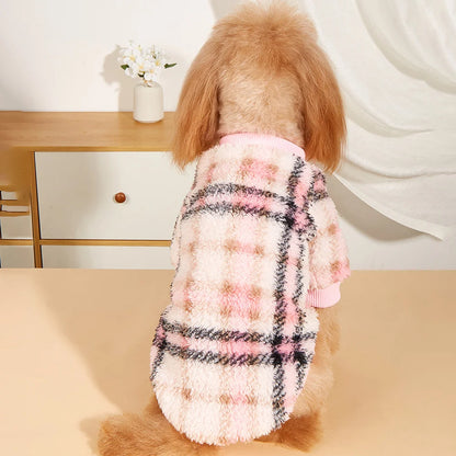 Totems Print Puppy Dog Sweater for Small Dogs Winter Warm Pet Hoodie Clothes Poodle Schnauzer Bichon Pullovers mascotas Clothing