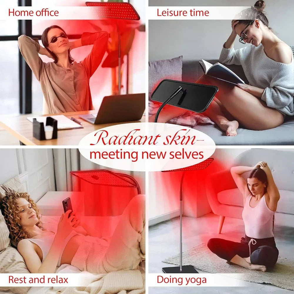 126Pcs LED Red Light Healthcare Lamp For Full Body Face Near Infrared Light Sauna For Joint Muscle Relieve Beauty Health Gadget