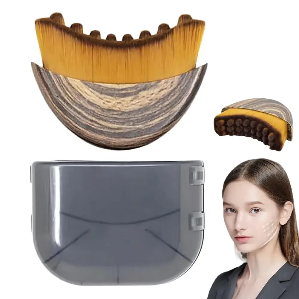 New Lymphatic Contour Face Brush, Lymphatic Drainage Massager for Face,Ergonomically Designed to Fit The Skin Precisely and Reli