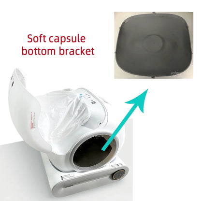 TONEPIE Automatische Kattenbak Accessoires, Ventilatiegat Bodemkapje, Rubberen Stop, Kattenbakdeur, Vervanging voor Kattenbak