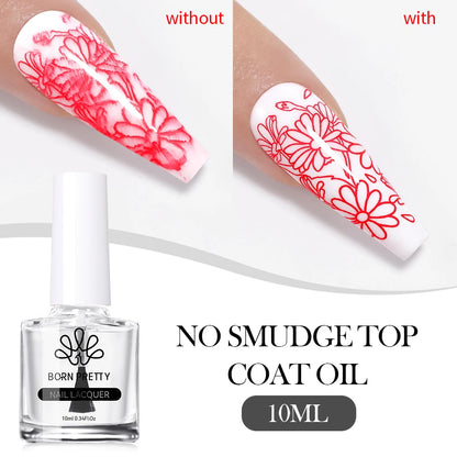 BORN PRETTY 10ml 25 Colors Nail Stamping Polish Nail Art Varnish with Peel Off Nail Latex Black White Colorful Stamp Polish