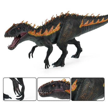 Oenux Jurassic Dinosaur Spinosaurus Indominus Rex Action Figures Open Mouth Tyrannosaurus Animals Model Collection Kid Toy Gift