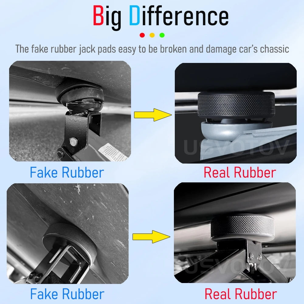 Jack Pad Tire Repair Kit for Tesla Model 3 S X Y Juniper 2026 2025 2024 Travel Accessories Car Rubber Lifting Jack Pad Adapter