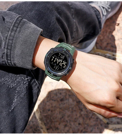 SANDA 6014 Countdown Waterproof Digital Mens Wristwatches Military Sport Watch for Men Clock Shockproof Relojes Para Hombre