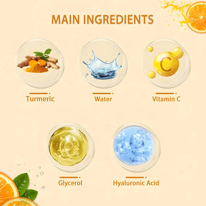 Turmeric & Vitamin C Neck Care Stick, Moisturizes with Herbal Extracts for Smooth, Glowing, Elastic Neck Skin