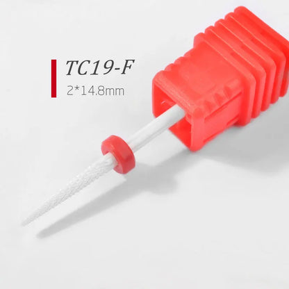 1/5pcs Ceramic Nail Drill Bits Milling Cutter Nail Files Grinding Head Electric Pedicure Manicure Polish Cuticle Clean Nail Tool