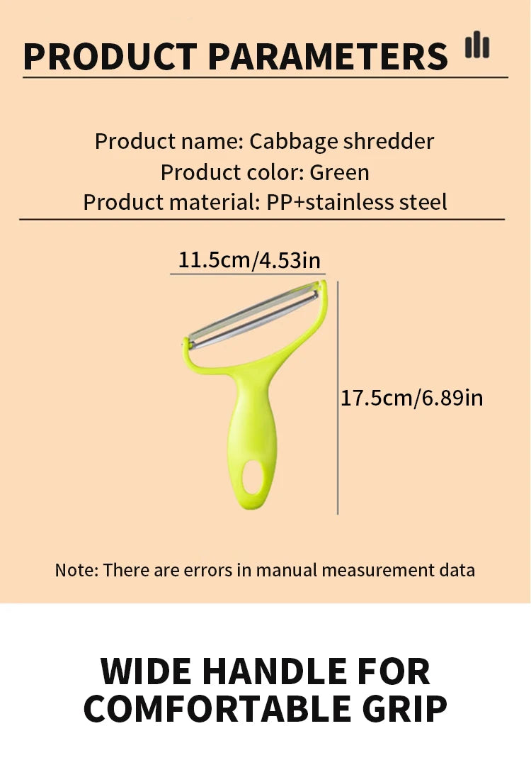 3PCS multifunctional vegetable shredder - wide mouth, easy to chop vegetables - perfect for kitchen preparation