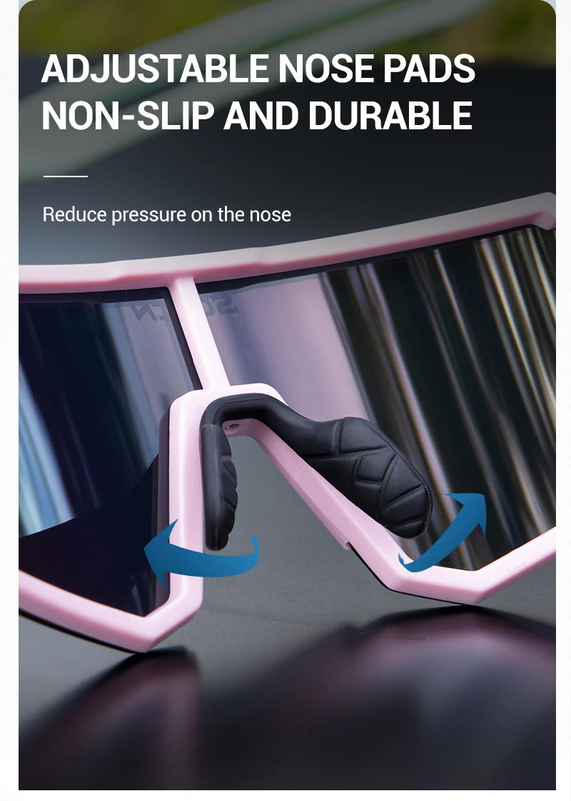 SCVCN Outdoor Cycling Sunglasses Men MTB Driving Bike Glasses Sports Climbing Hinking Eyewear Glasses Women MTB UV400 Goggles