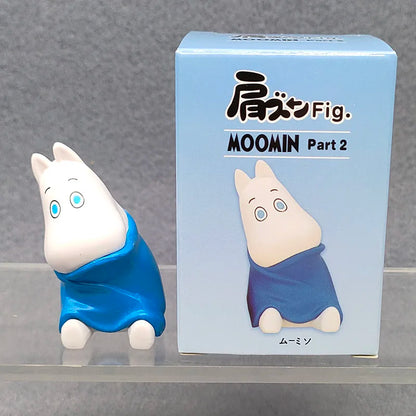 Moominses Shoulder-to-shoulder Sitting Doll Hippo Model Action Figures Collectible Desktop Ornaments