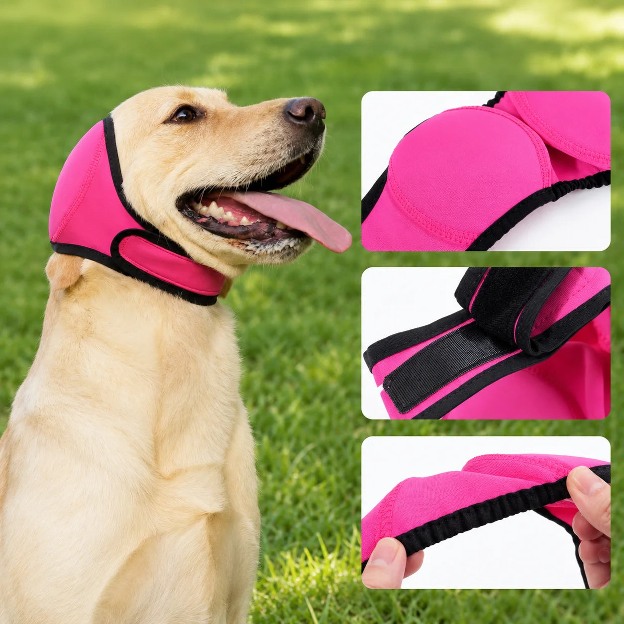 1pc Head Cover for Dogs to Alleviate Anxiety, Innerly Calming Emotions, Outerly Pest-Resistant